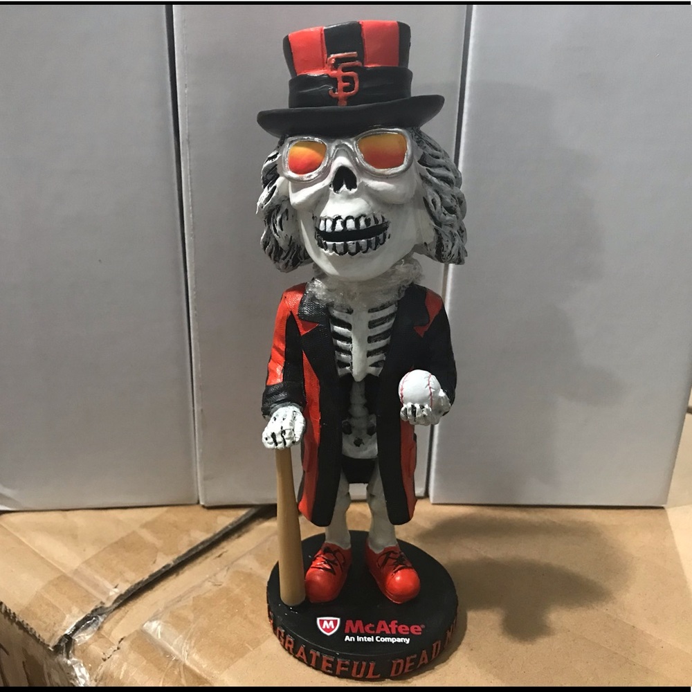 San Francisco Giants x Grateful Dead bobblehead
